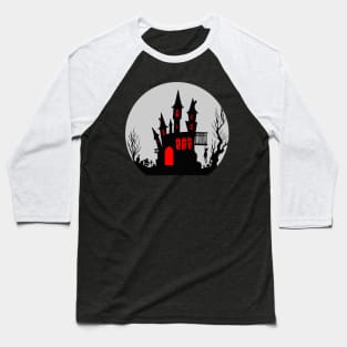 Haunted House Baseball T-Shirt